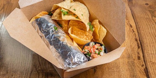 Chicken Burrito Boxed Meal