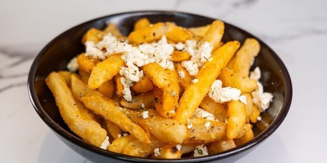French Fries w/ Feta Cheese & Oregano
