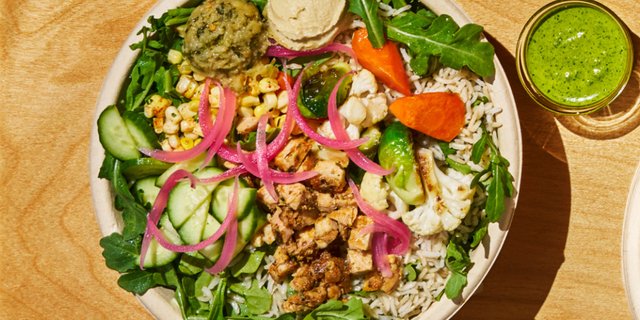 Grilled Chicken & Vegetables Bowl
