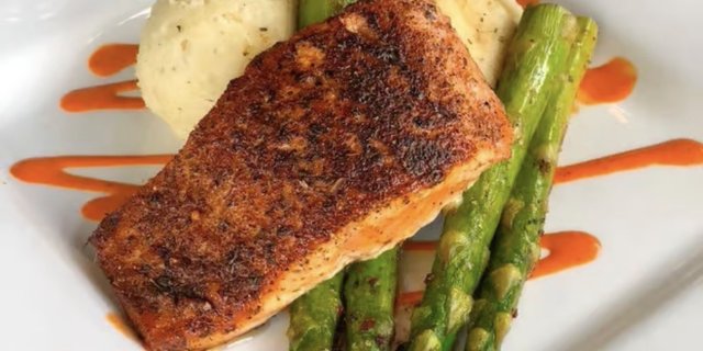 Individual Blackened Salmon