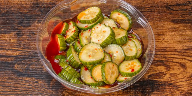 Korean Spicy Cucumber Salad