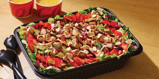 Strawberry Balsamic Chicken Salad