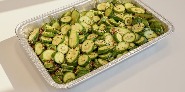 Cucumber Salad Tray