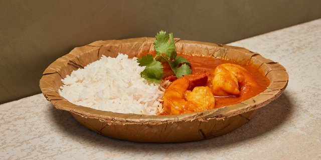 Vindaloo Shrimp Curry Bowl