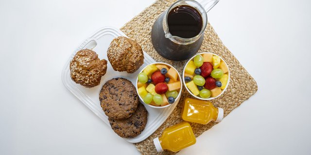 Juicygreens Rise and Shine Continental Breakfast Menu