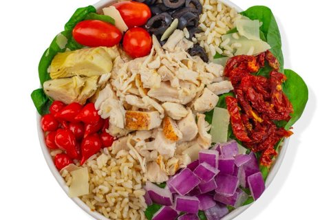 Tuscan Chicken Rice Bowl