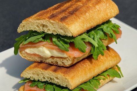 Smoked Salmon Panini