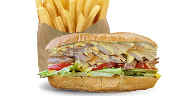 Chicken Sub & Fries