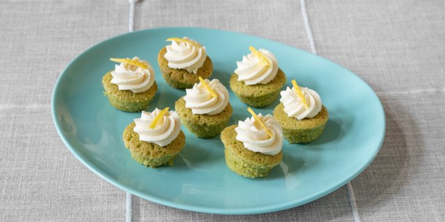 Mini Basil Olive Oil Cakes
