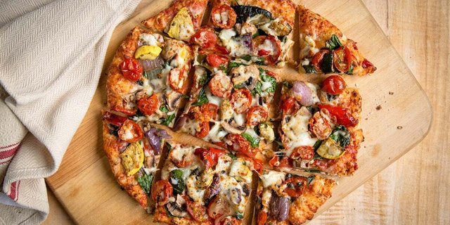 Veggie Extravaganza Thin Crust