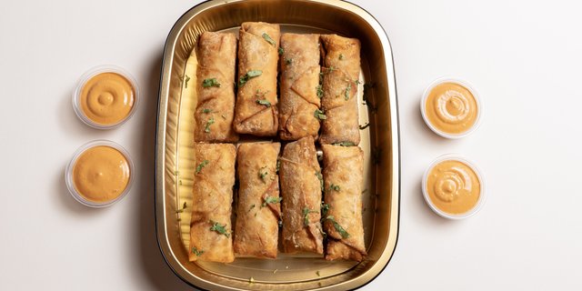 Lomo Saltado Spring Rolls
