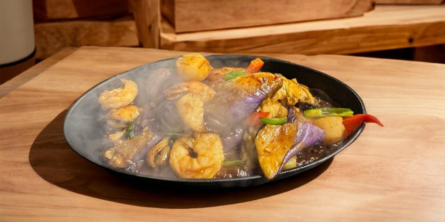 Seafood Eggplant