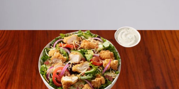 Individual Caesar Salad w/ Meat