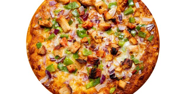 Bollywood Feast Pizza. (Butter Chicken)
