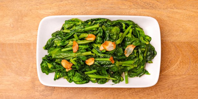 snow pea leaves
