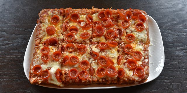 Pepperoni Focaccia Pizza
