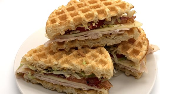 Gluten-Free Turkey Waffle Club Platter