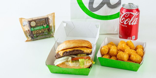 Our Burger Bagged Lunch