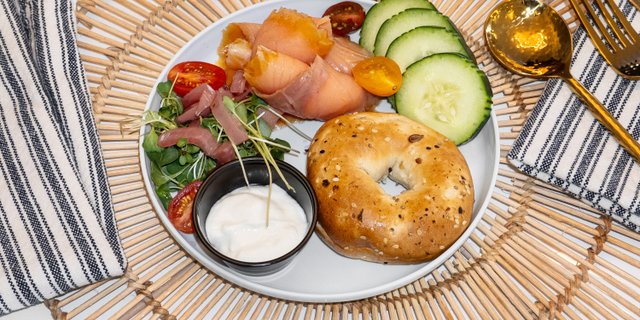 Assorted Bagel & Lox Board
