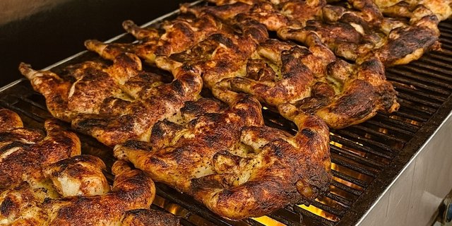 18 Charcoal Broiled Chicken