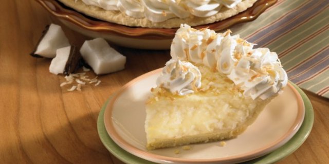 Coconut Cream Pie Slice