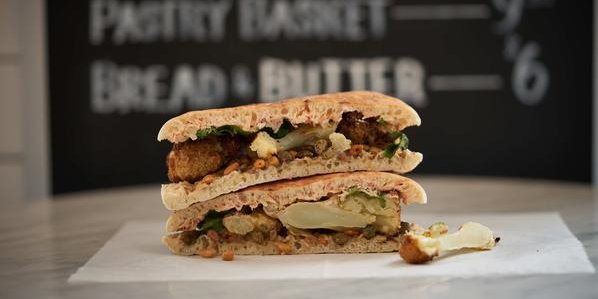 Roasted Cauliflower Sandwich