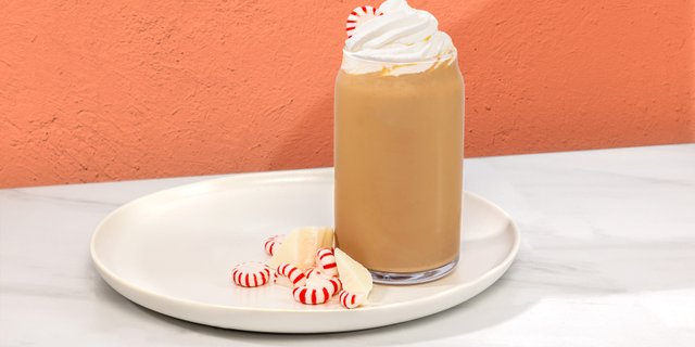 Candied Peppermint Latte (Seasonal ) Box (96oz)