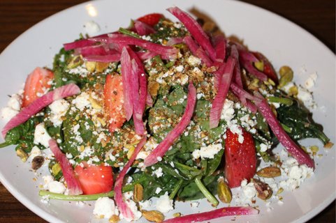 Strawberry Spinach Salad