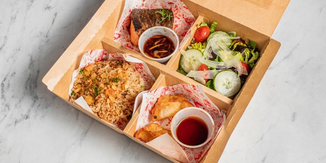 Salmon Teriyaki Boxed Lunch
