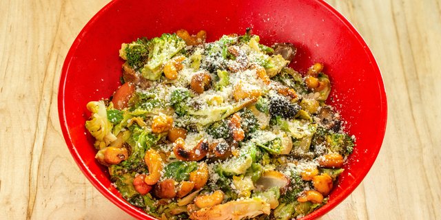Brussels & Broccoli Salad