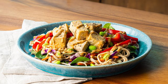 Vegan Yakisoba Noodle Salad