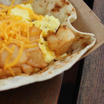 Potato, Egg & Cheese Taco