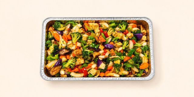 Eggplant & Basil Tray