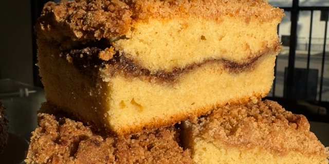 Cinnamon Coffee Cake Slice