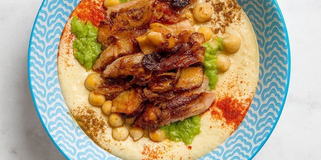 Hummus & Chicken Shawarma
