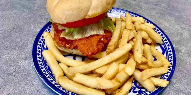 Fried Chicken Sandwich & Fries