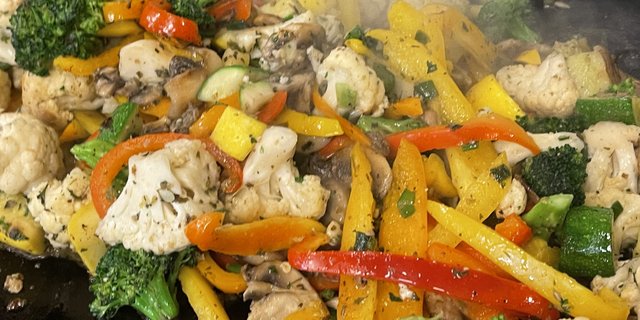 Sauteed Seasonal Veggie Tray