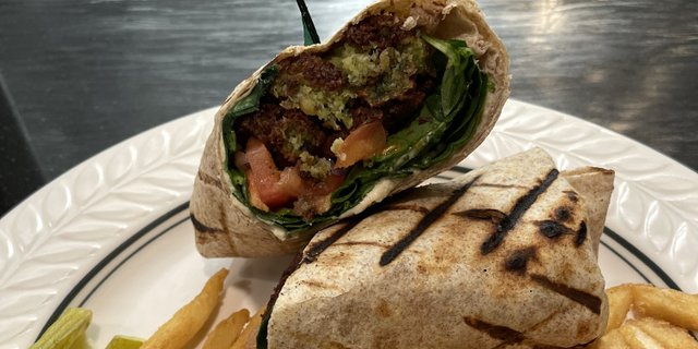 Falafel Hummus Wrap