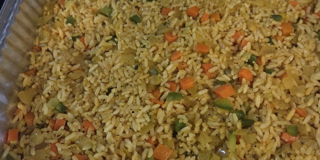 Rice w/ Diced Veggies