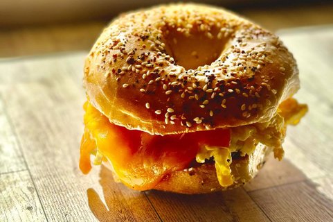 Sausage Egg & Cheese Bagel Sandwich