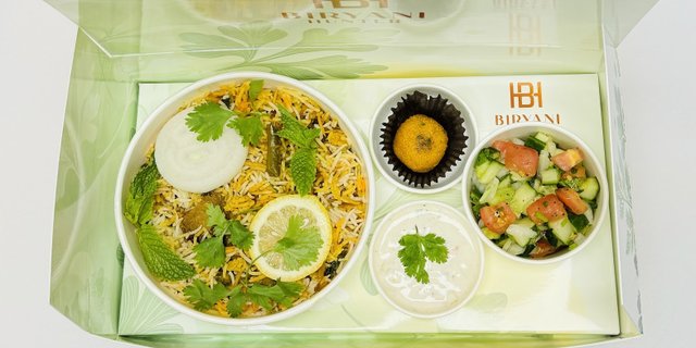 Premium Vegan Biryani Box