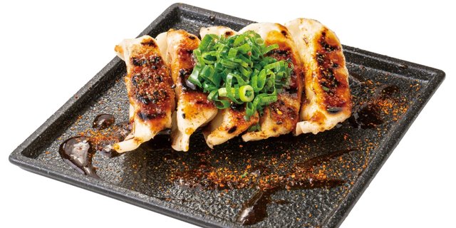 Spicy Teriyaki Pan-Fried Gyoza