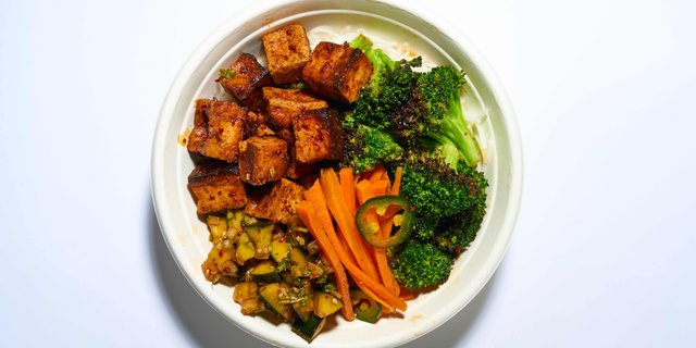 Chili Tofu Noodle Bowl