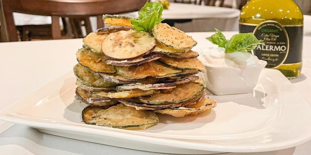 Fried Zucchini & Eggplant