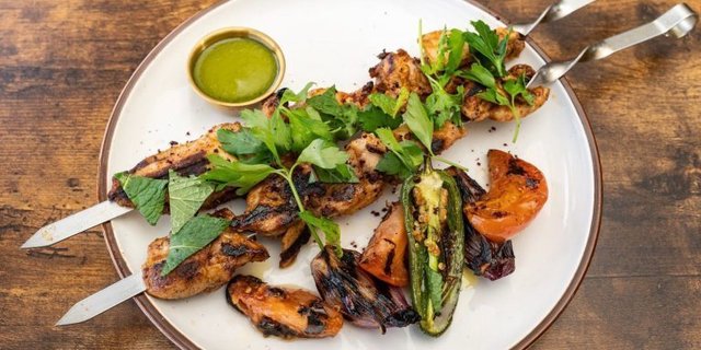 Baby Chicken Skewers