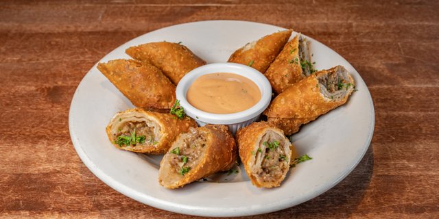 Cheesesteak Egg Rolls