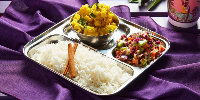Rice & Spice Lunch Box w/ Salad