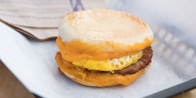 Egg, Sausage & Cheese Sandwich