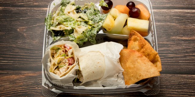 Chicken Wrap Boxed Lunch