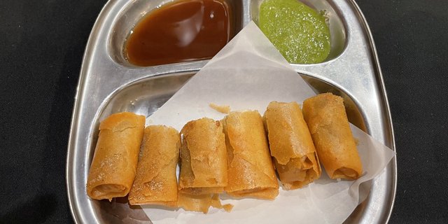 Chicken Keema Spring Rolls